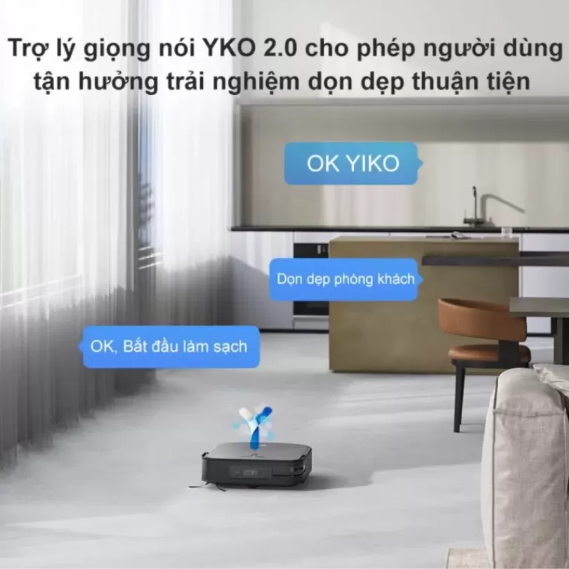 Robot hút bụi lau nhà Ecovacs