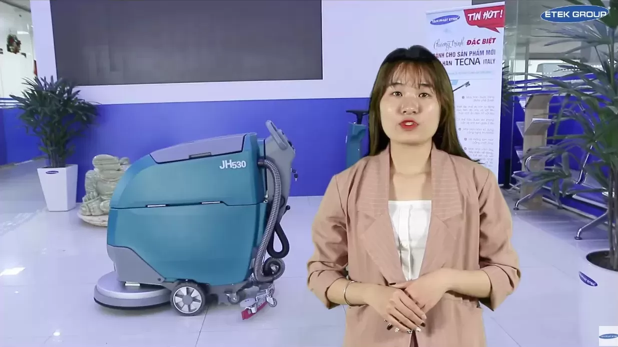 Tân Phát ETEK - Máy chà sàn liên hợp đẩy tay JH530